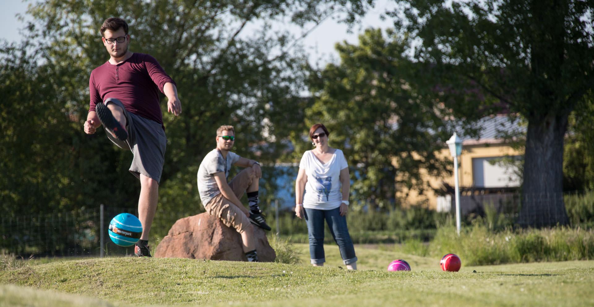 Soccerpark Dirmstein Spieler Fußball Golf