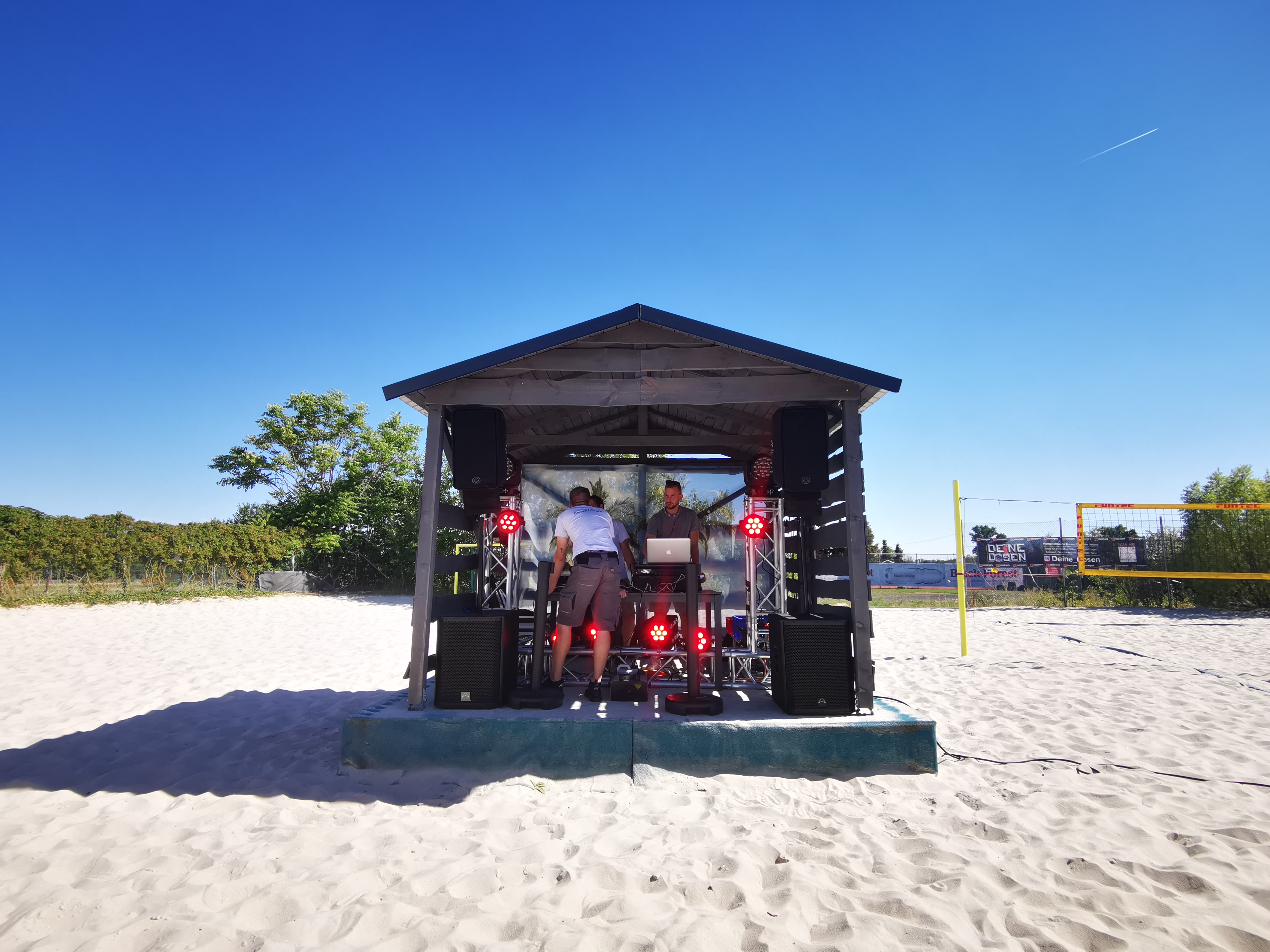 Soccerpark Dirmstein_Bühne Beach Bereich